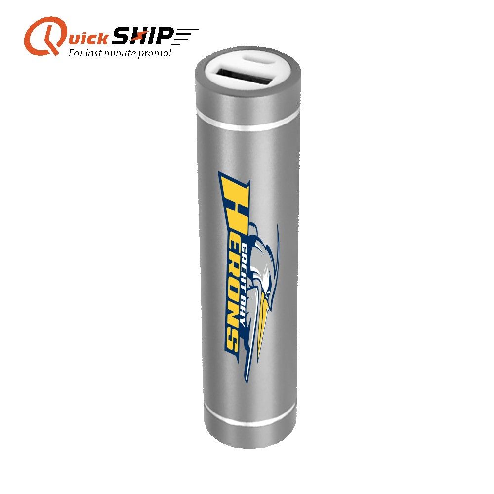 Edgewater Classic Cylinder 1000mAh Power Bank Charger 2000mAh